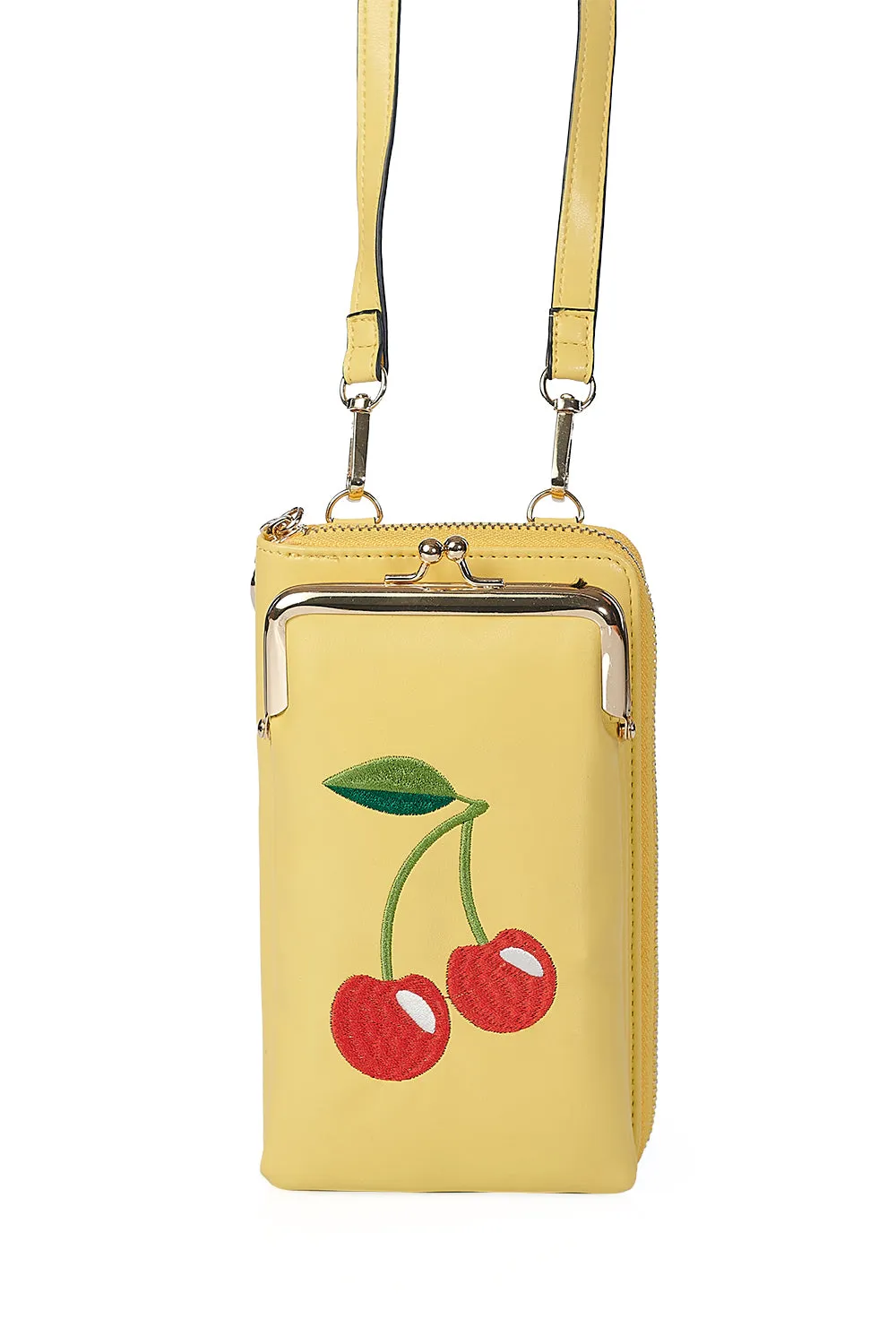 CHERRY PIE CROSS BODY PHONE BAG