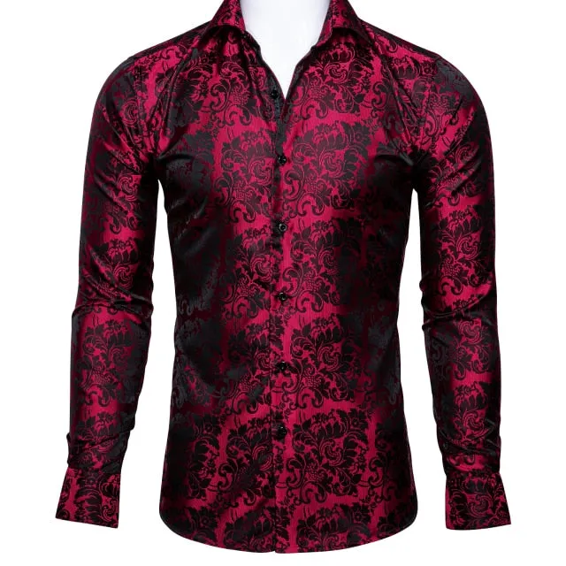 Classy Luxurious Floral Printed Long Sleeves Shirt