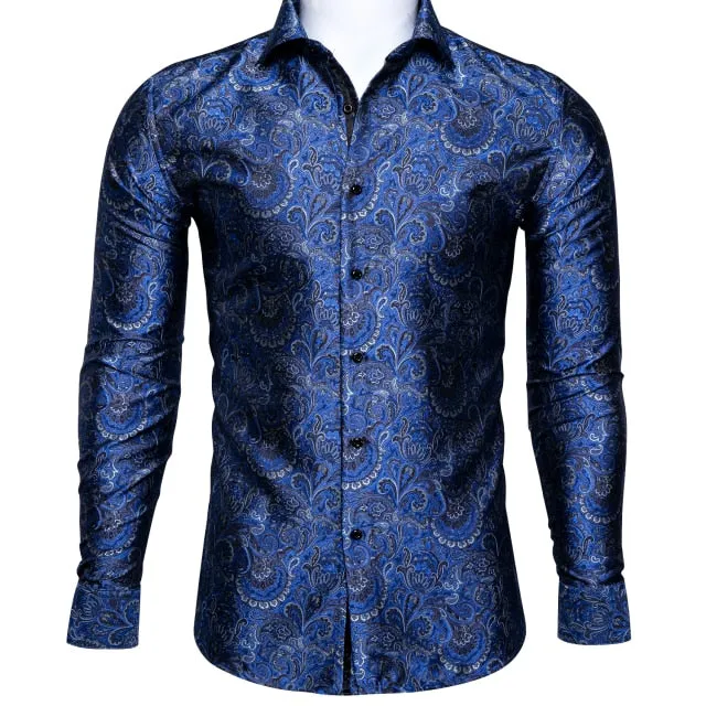 Classy Luxurious Floral Printed Long Sleeves Shirt