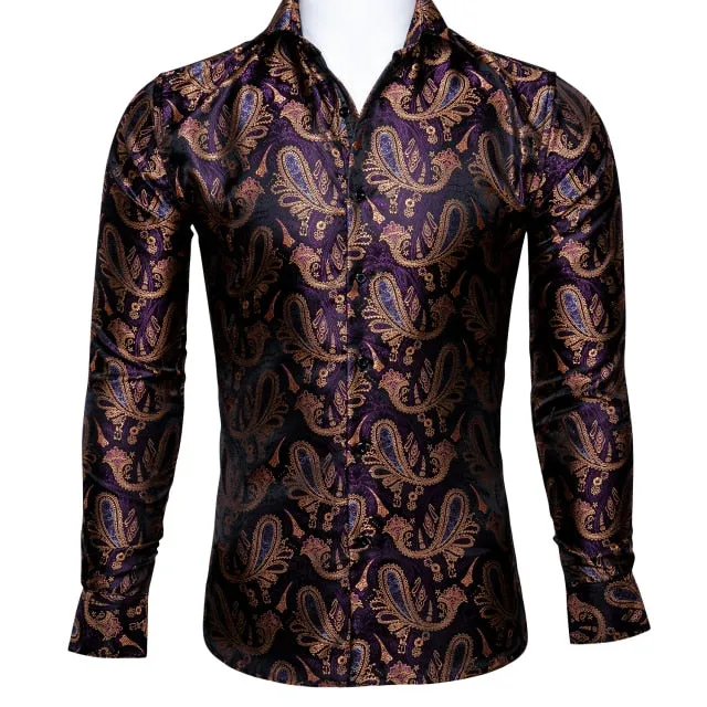 Classy Luxurious Floral Printed Long Sleeves Shirt