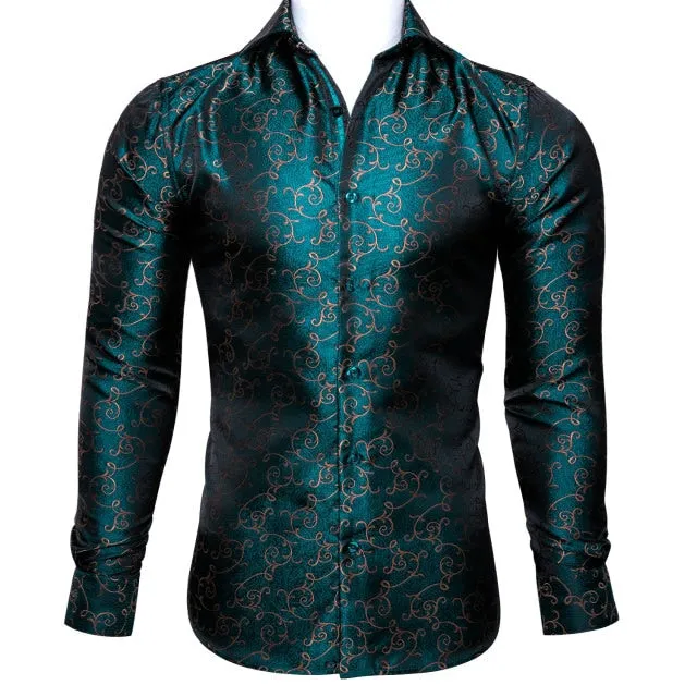 Classy Luxurious Floral Printed Long Sleeves Shirt