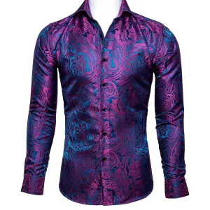 Classy Luxurious Floral Printed Long Sleeves Shirt