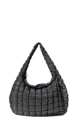 Cleo Quilted Slouchy Tote Bag - 3 Colors!