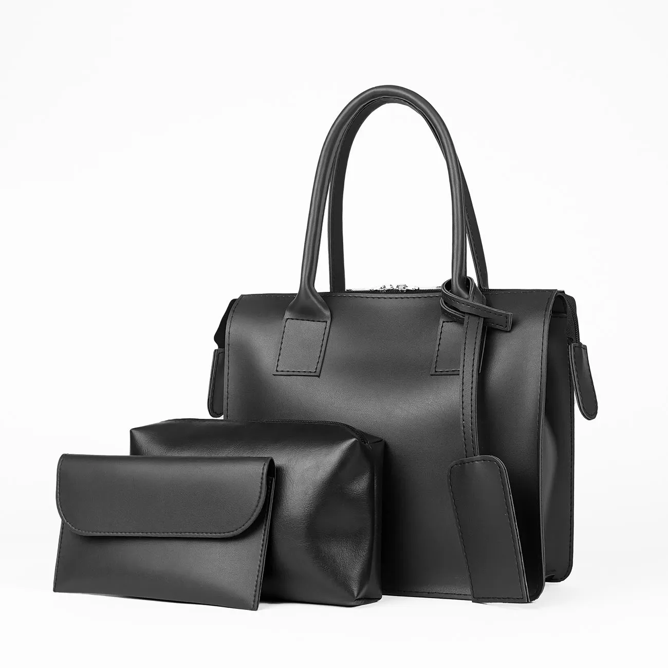 Clever set of 3 Bag Black