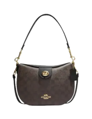 Coach Ella Hobo In Signature Canvas