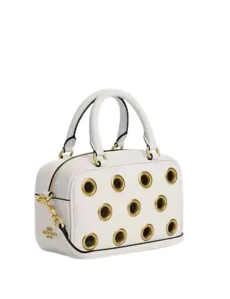 Coach Satchel Crossbody Bag With Grommets