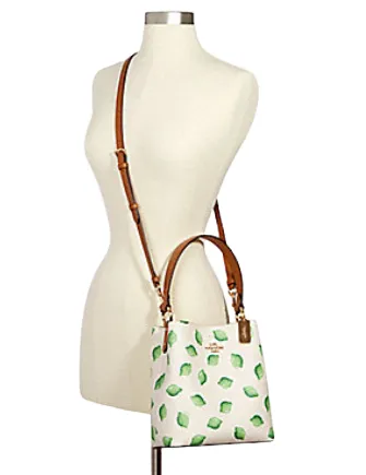 Coach Small Town Bucket Bag With Lime Print