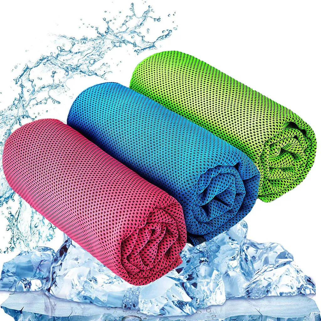 Cooling Towel Microfibre Quick Dry Breathable for Neck & Face During Sports