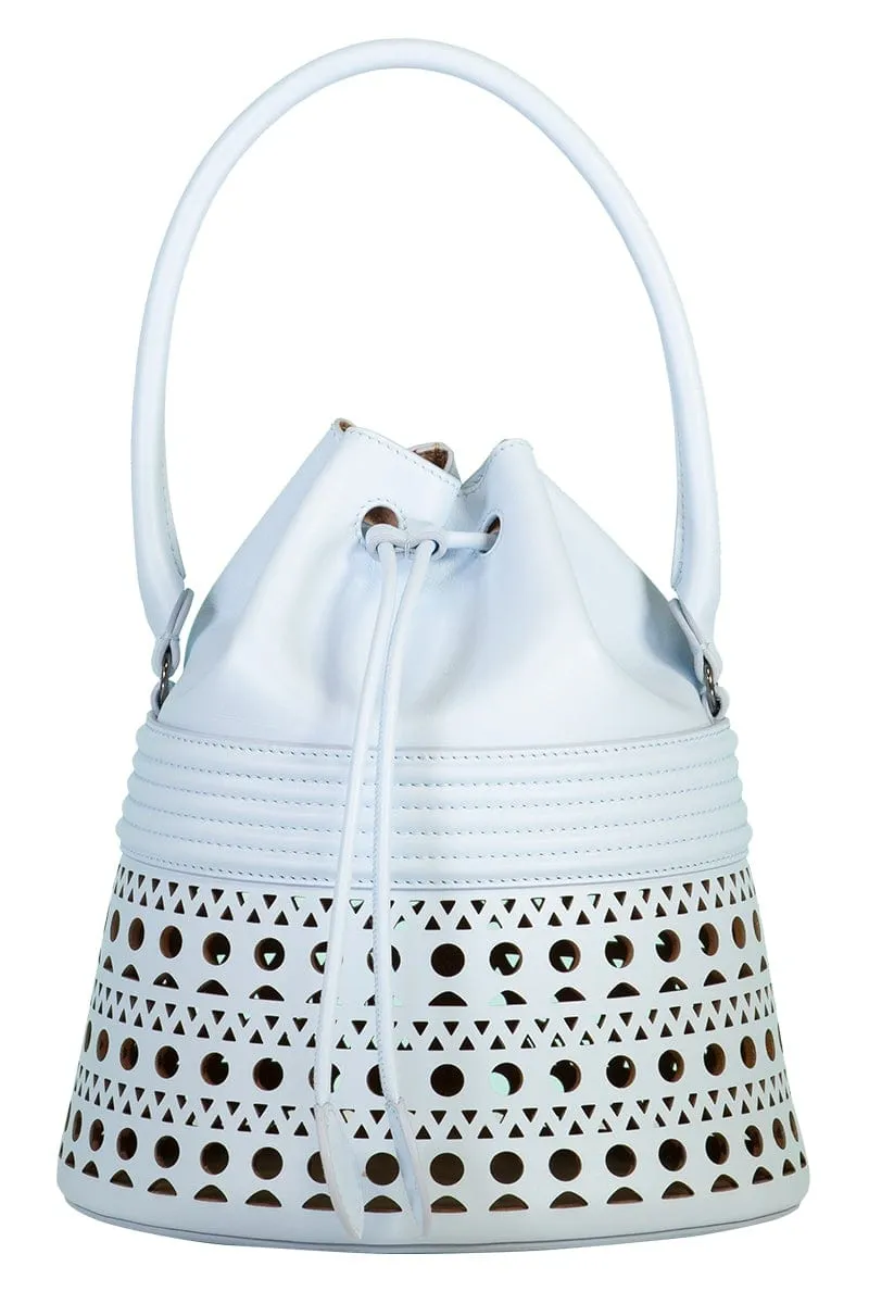 Corset Bucket Bag - Bleu