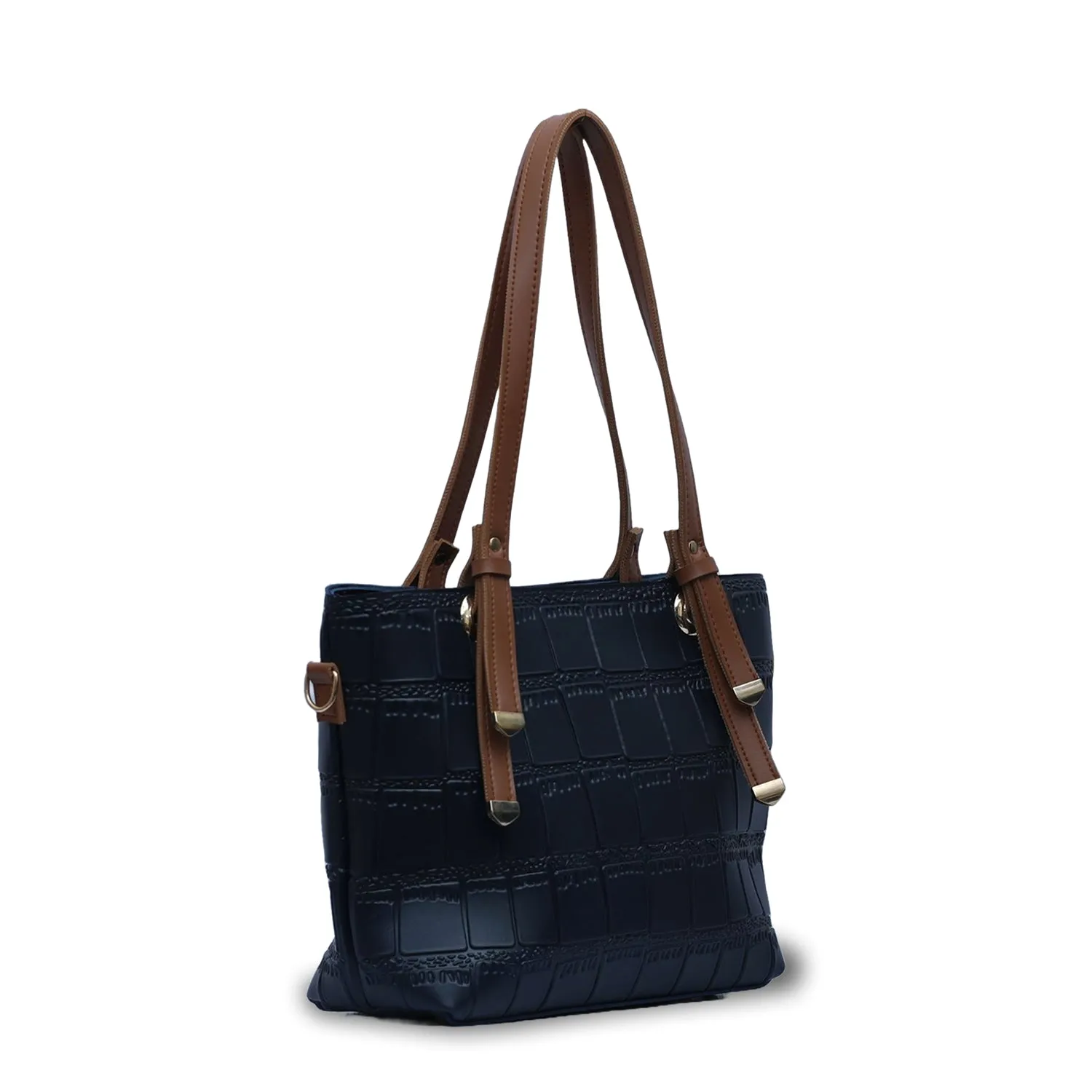 Crocodile Tote Blue Bagset