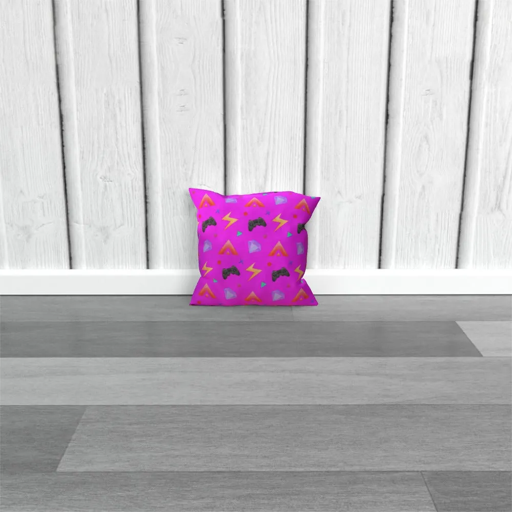 Cushion - Gamers Play Pink