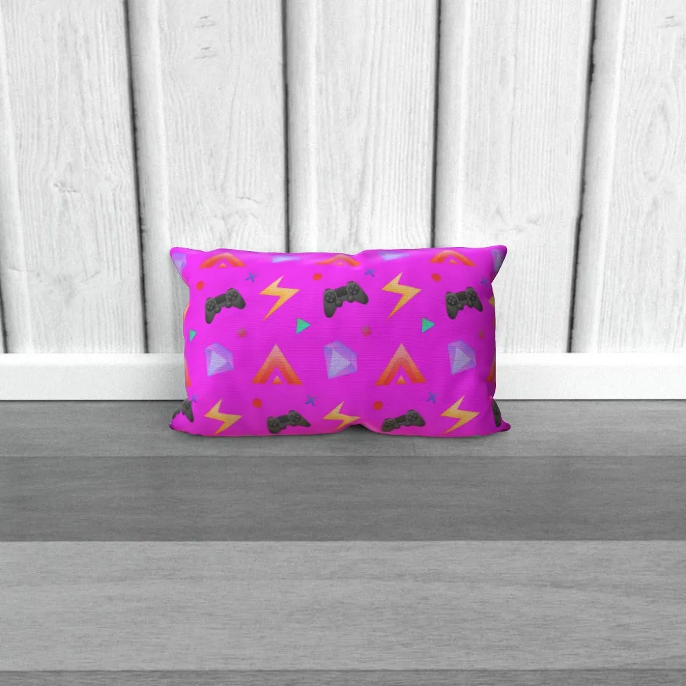 Cushion - Gamers Play Pink