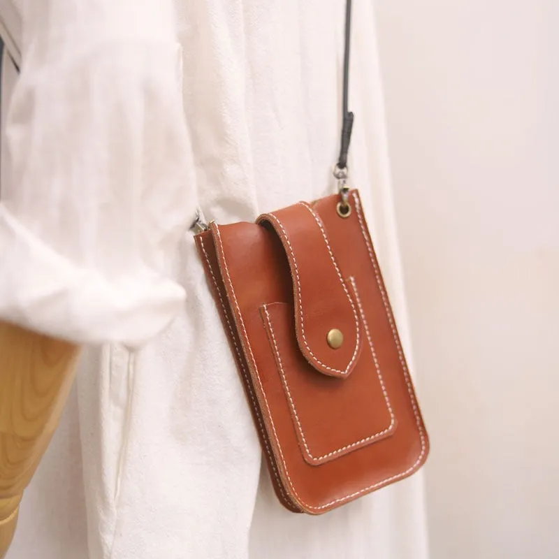 Cute Leather Bag for Phone and Purse Womens Cross Body Purse for Cell Phone Smartphone Crossbody Bag