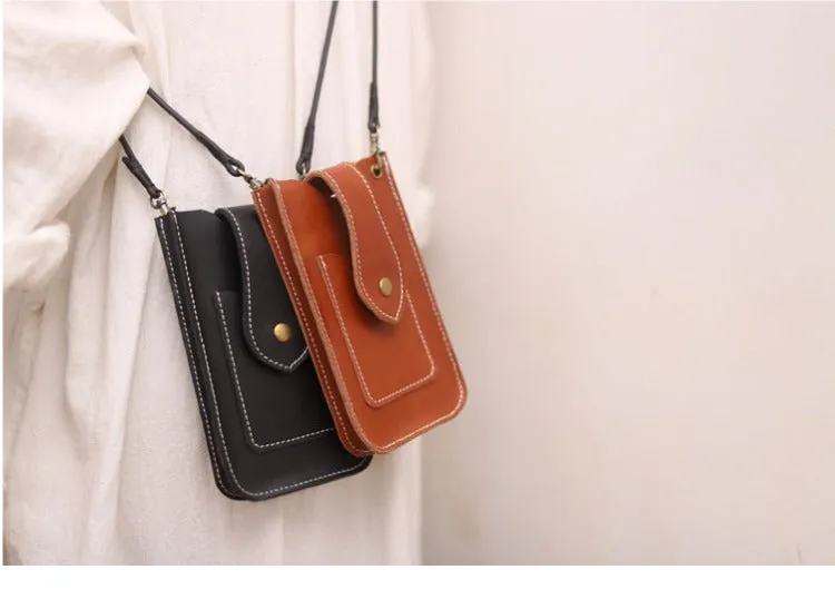 Cute Leather Bag for Phone and Purse Womens Cross Body Purse for Cell Phone Smartphone Crossbody Bag