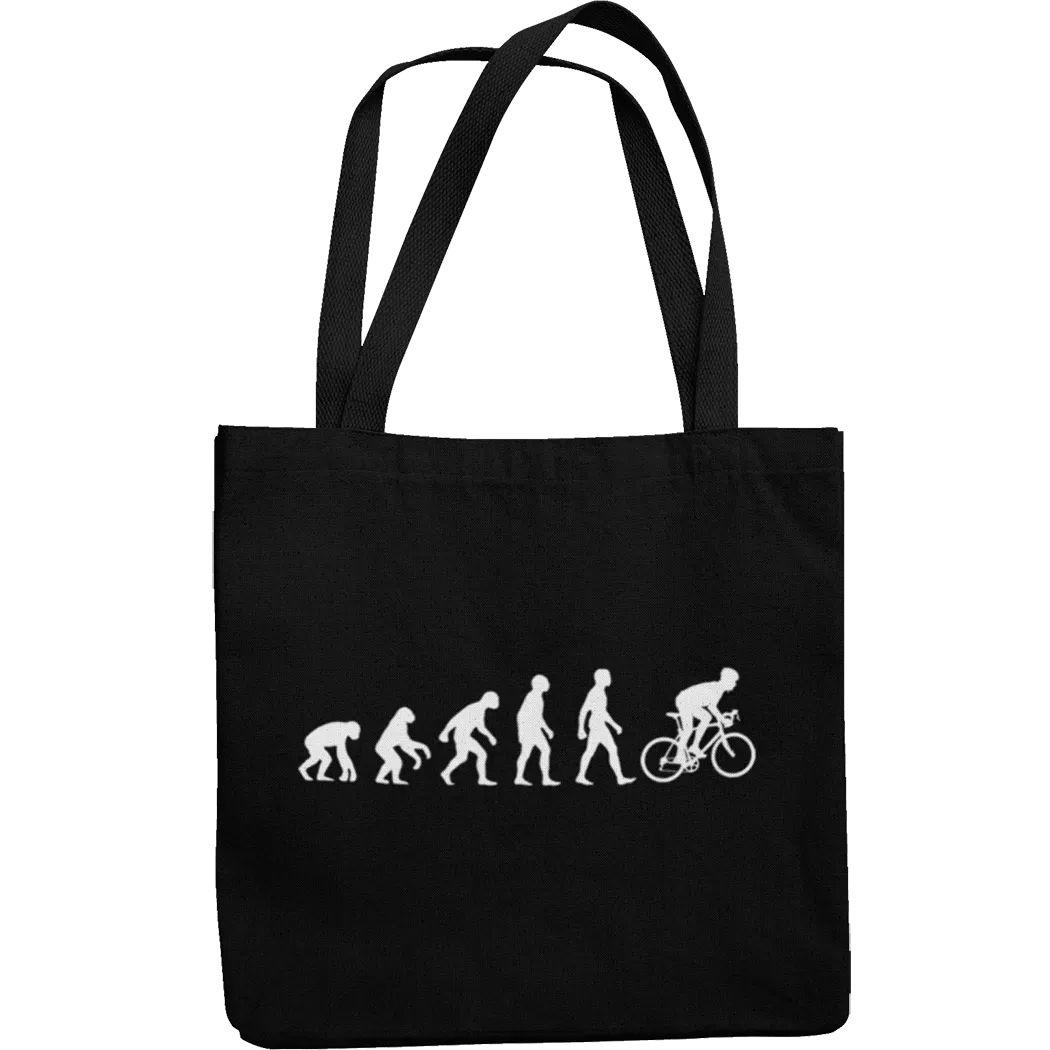 Cycling Evolution Canvas Tote Shopping Bag