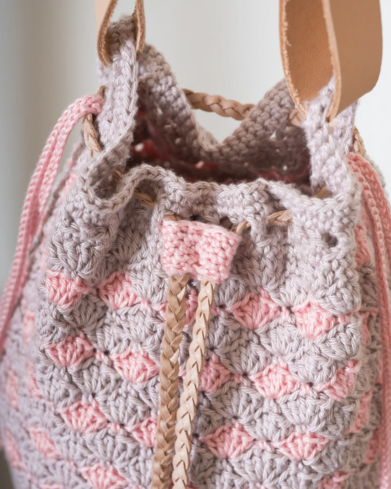 Dusty Flamingo Bucket Bag Pattern & Kit