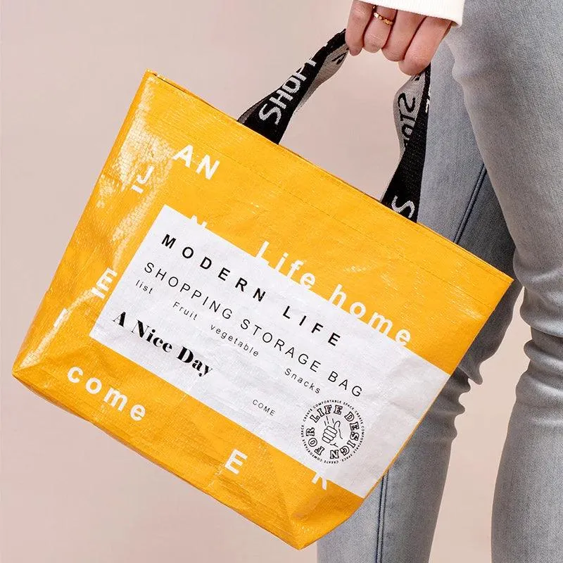 Eco-Conscious Japanese Reusable Grocery Tote: Stylish & Washable Solution