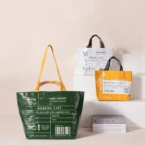 Eco-Conscious Japanese Reusable Grocery Tote: Stylish & Washable Solution