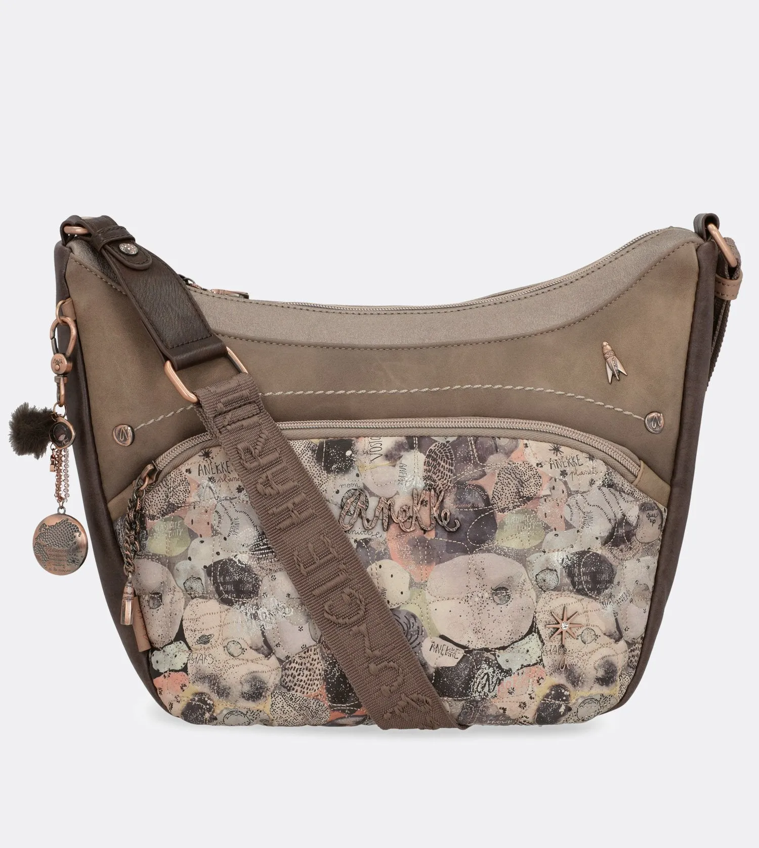 Elegant large universe crossbody bag