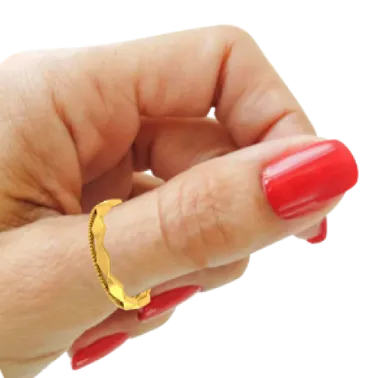 Exquisite 18k Gold Thumb Ring From Pc Chandra Jewellers