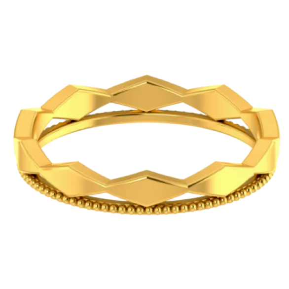 Exquisite 18k Gold Thumb Ring From Pc Chandra Jewellers