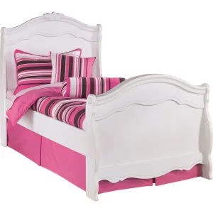 Exquisite 3 Piece Twin Sleigh Bed