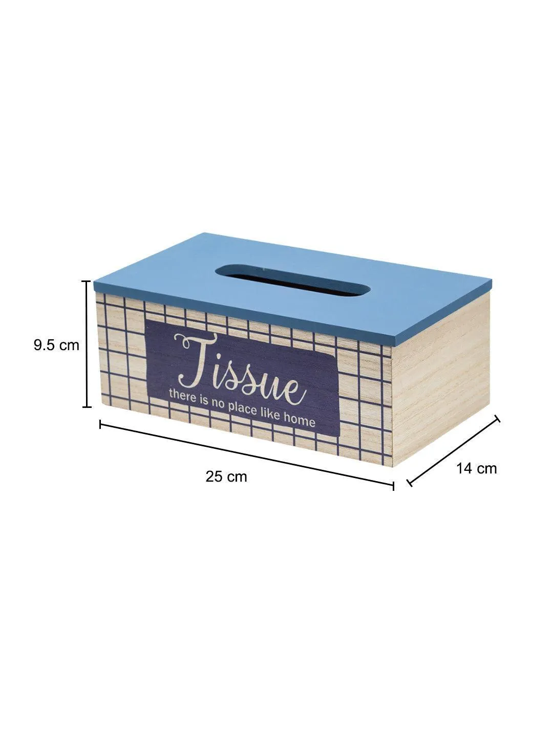 Exquisite Blue Tissue Holder Box For Home