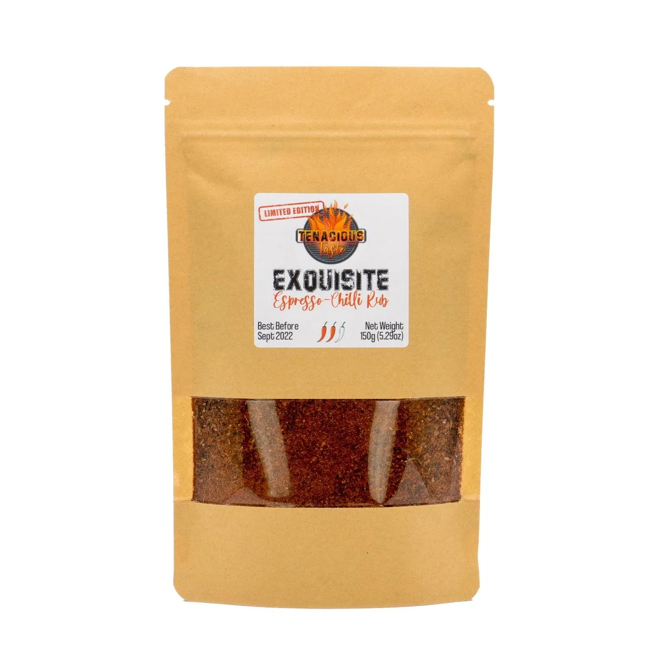 Exquisite Espresso-Chilli BBQ Rub 150g