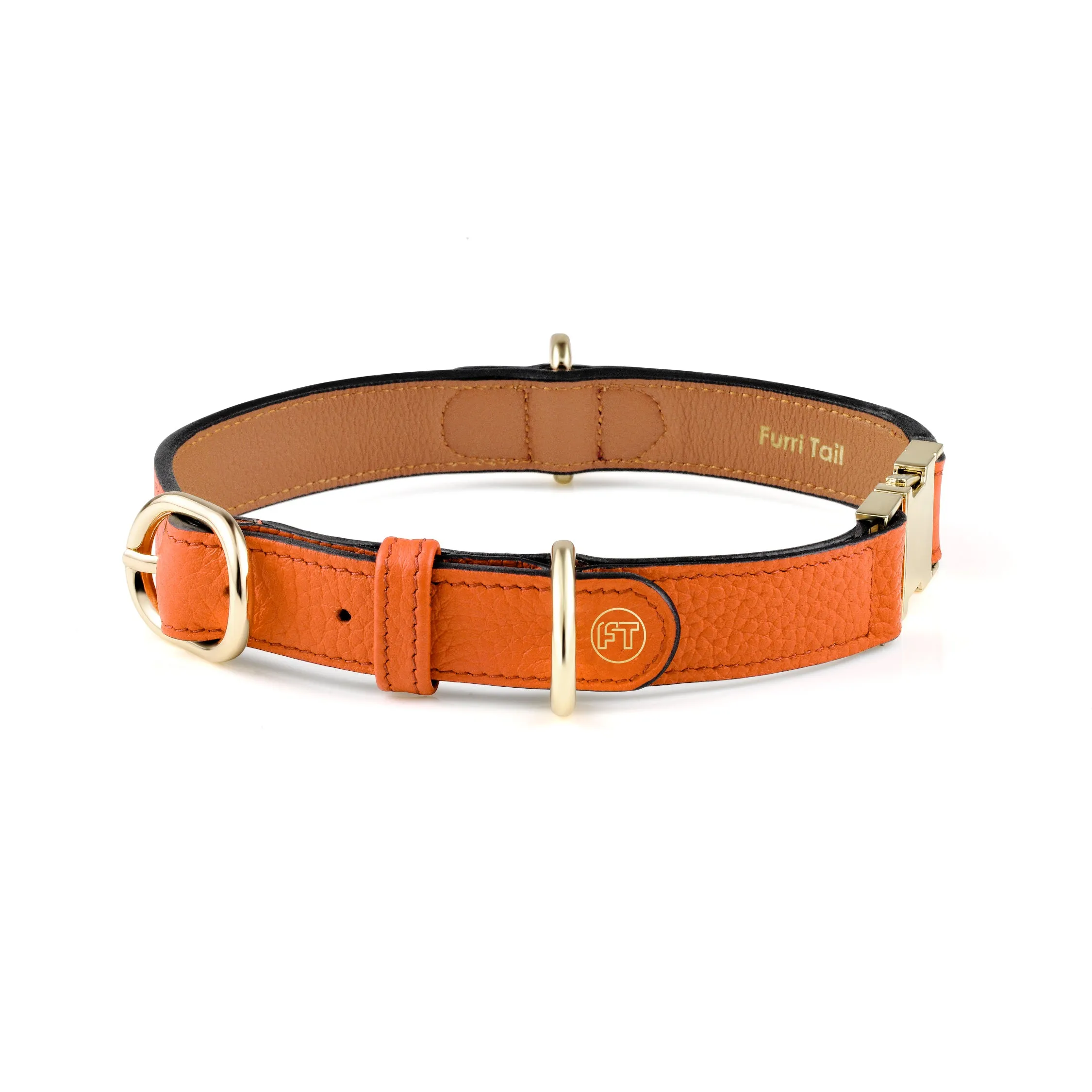 Exquisite Leather Dog Leash - Saffron