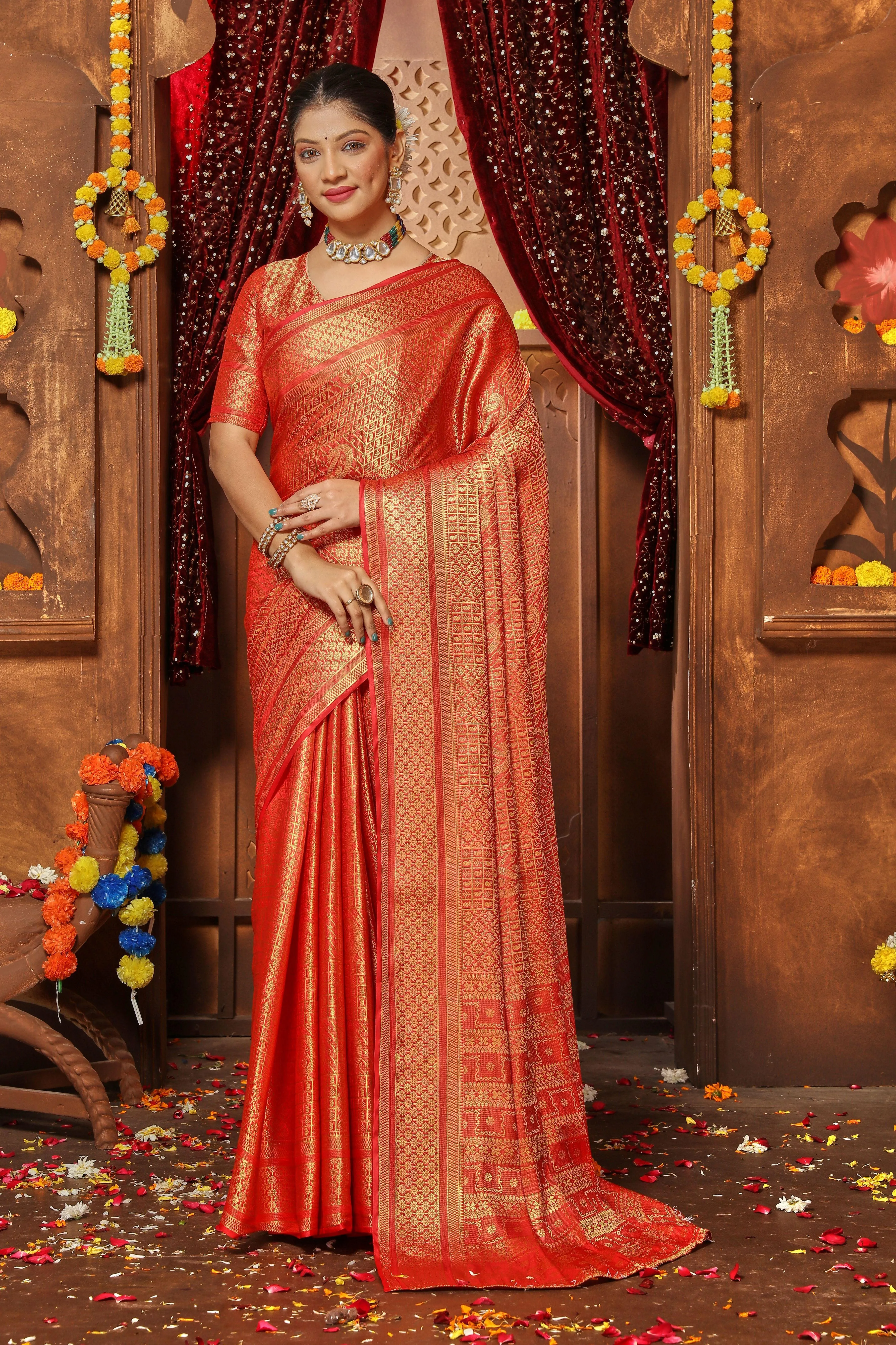 Exquisite Silk Saris: Crafted for Regal Grace