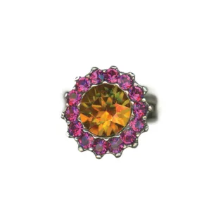 Extra Luxurious Rosette Ring in "Bougainvillea" *Custom*