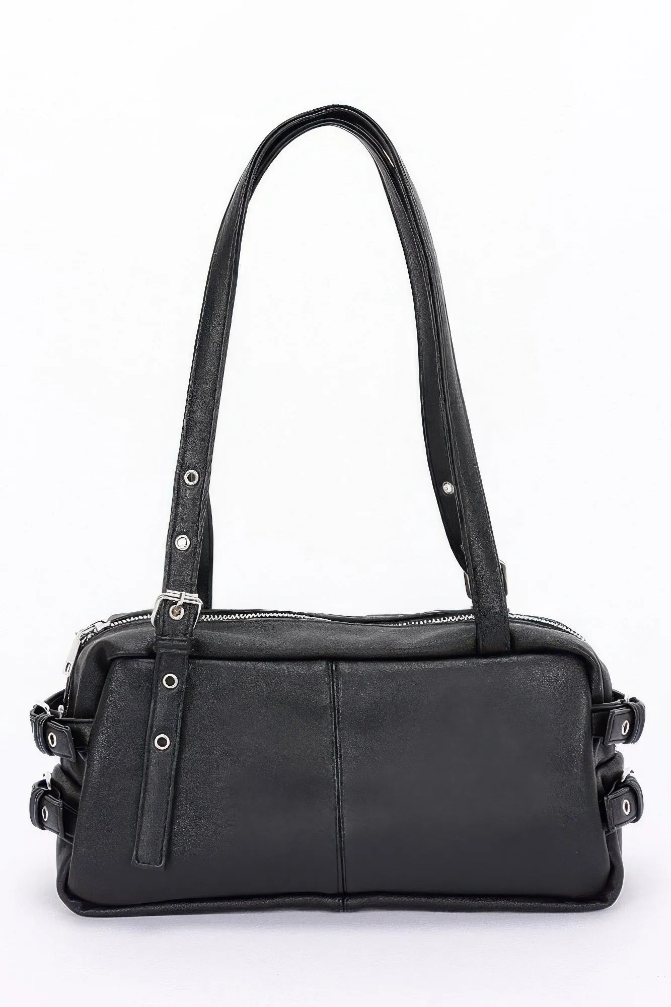 Faux Leather Sport Bag