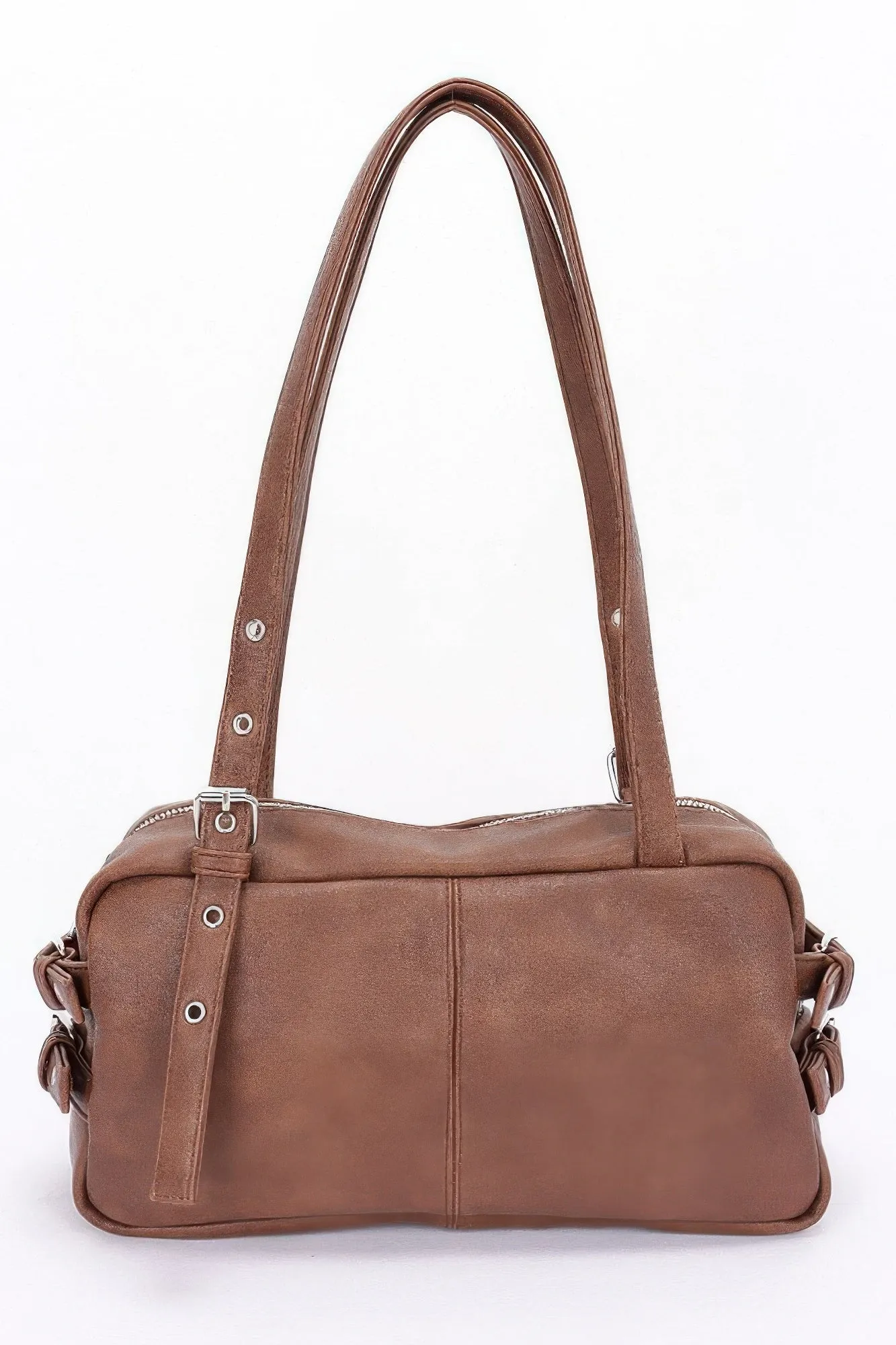 Faux Leather Sport Bag