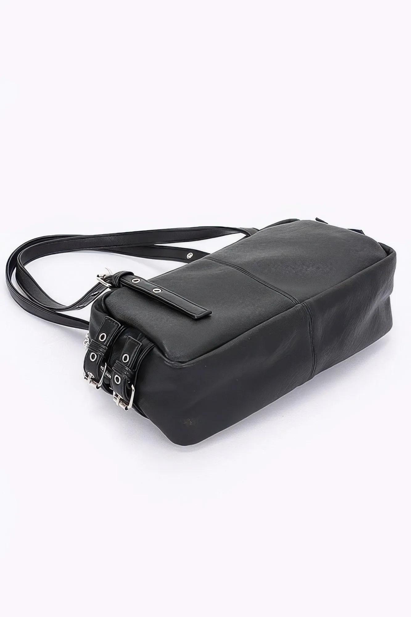 Faux Leather Sport Bag