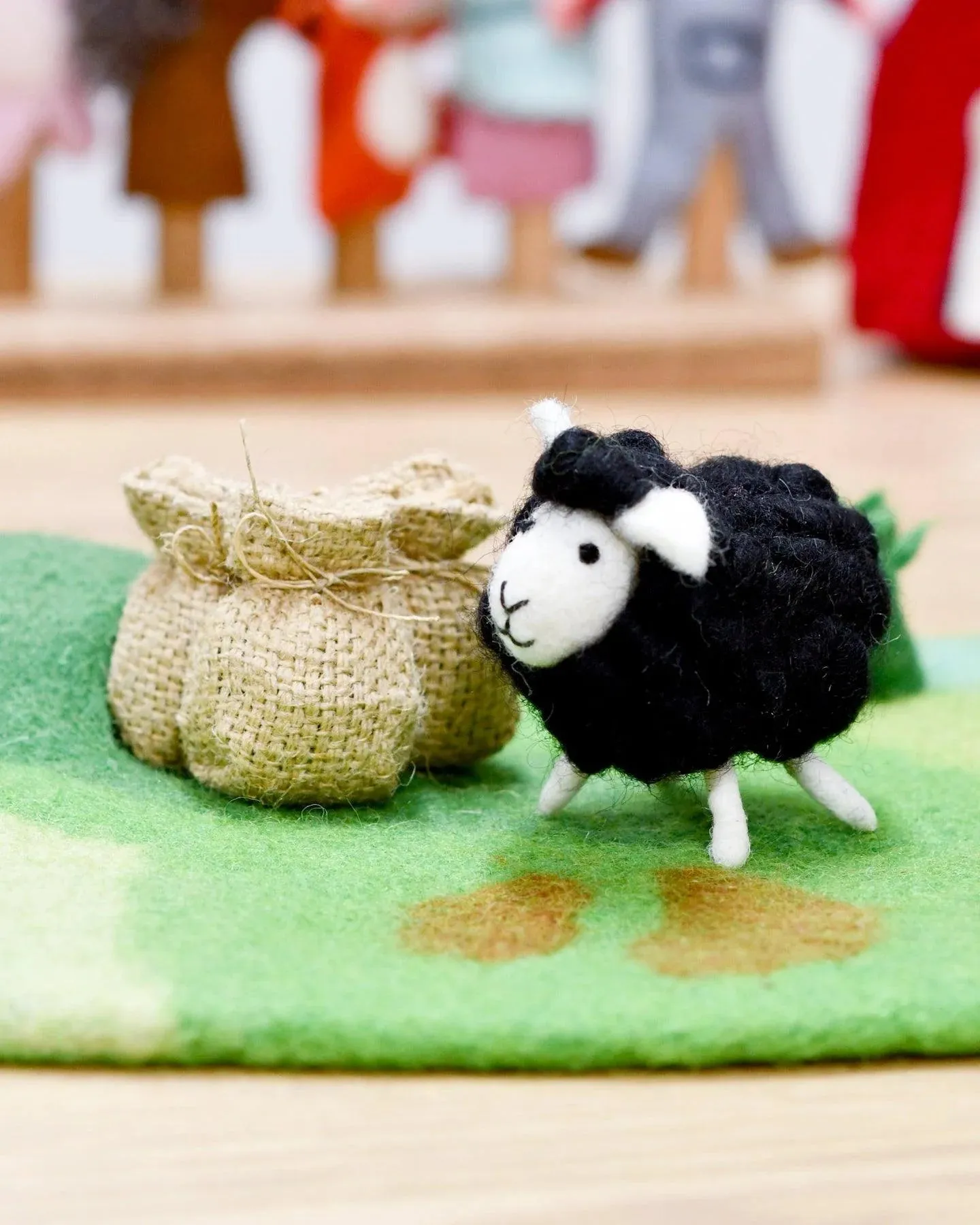 Felt Baa Baa Black Sheep Toy