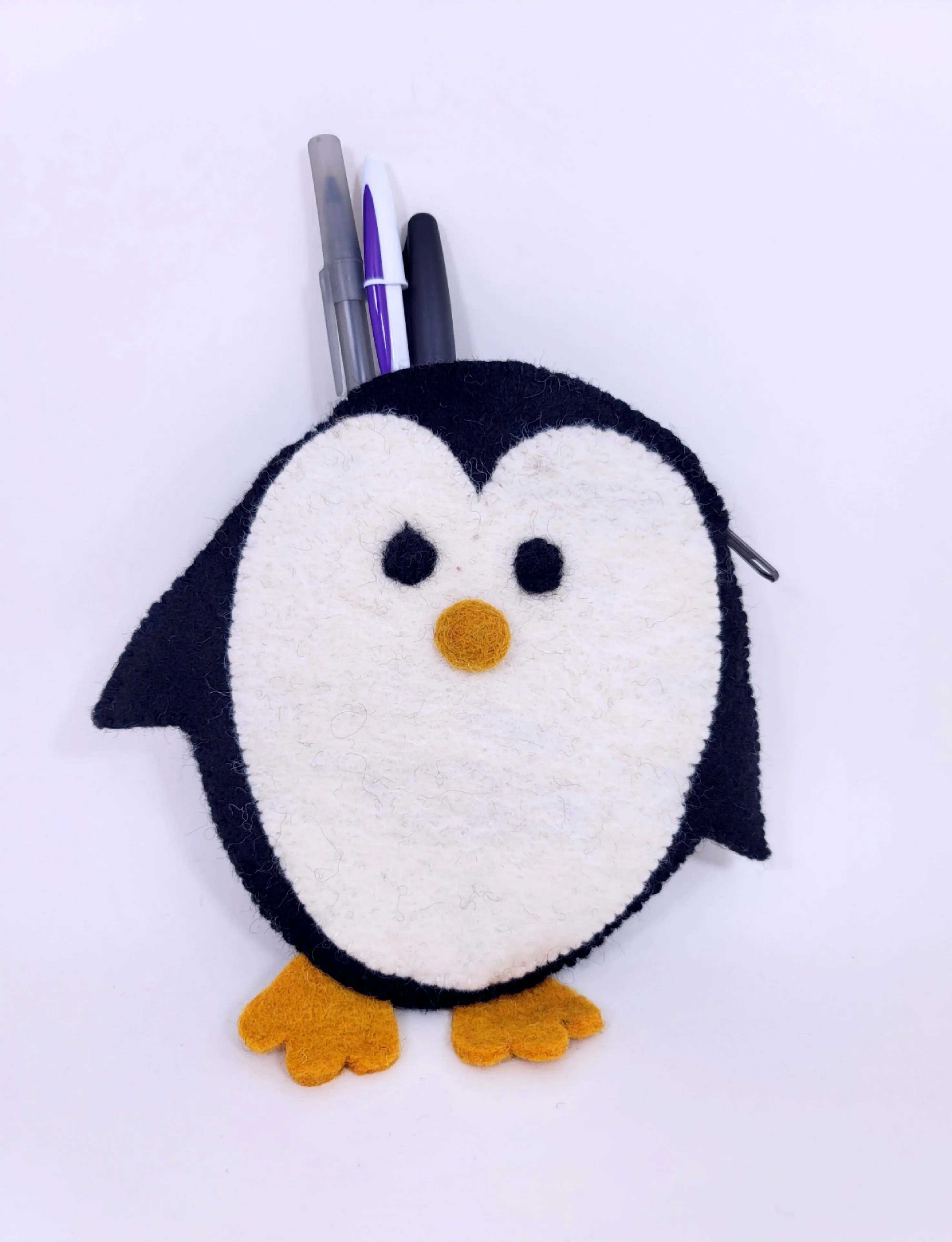 Felt Penguin Purse