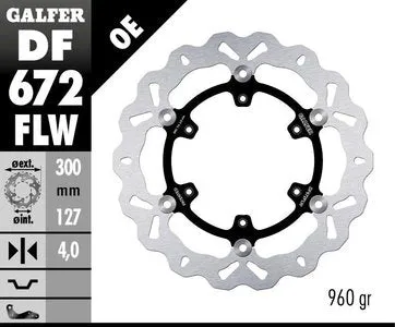 Galfer 300mm Front Wave Rotor KTM 640/690/950/990 1999-2008