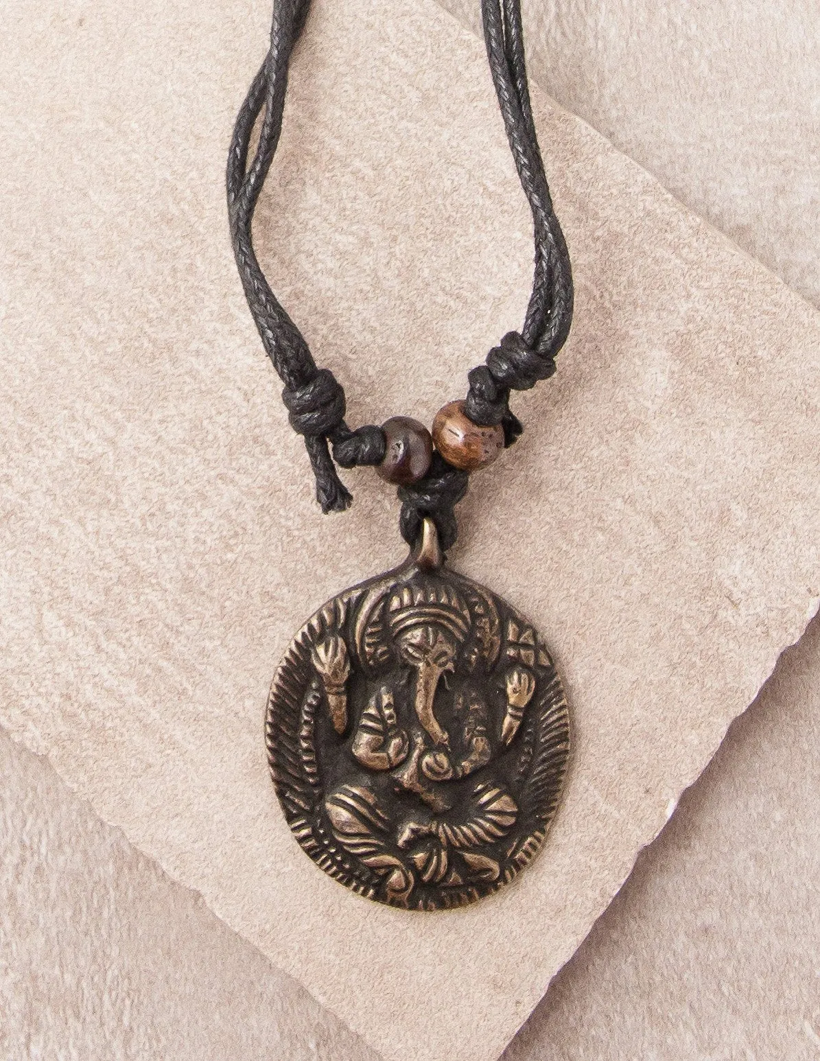 Ganesh Brass Necklace