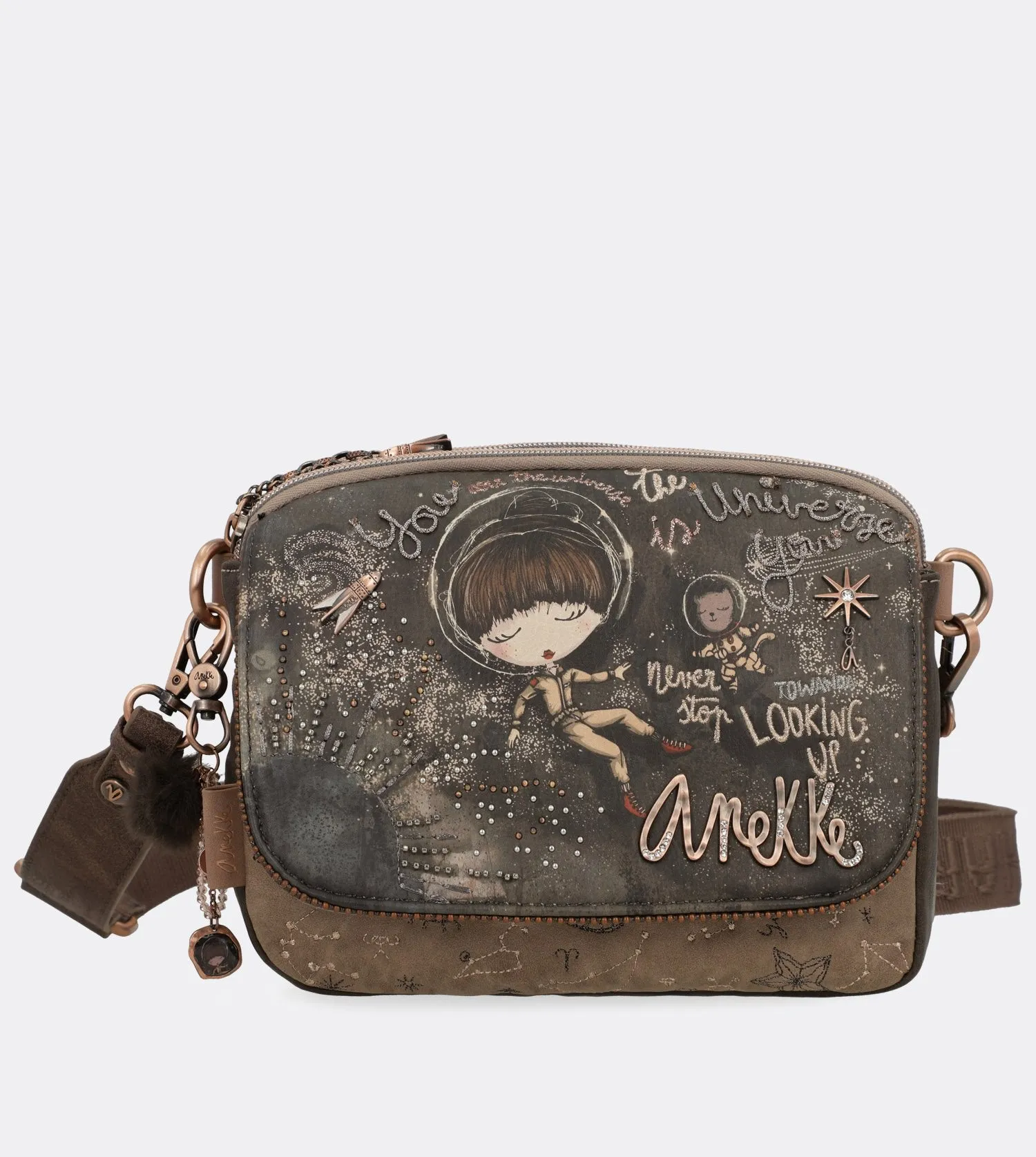 Gorgeous little universe crossbody bag