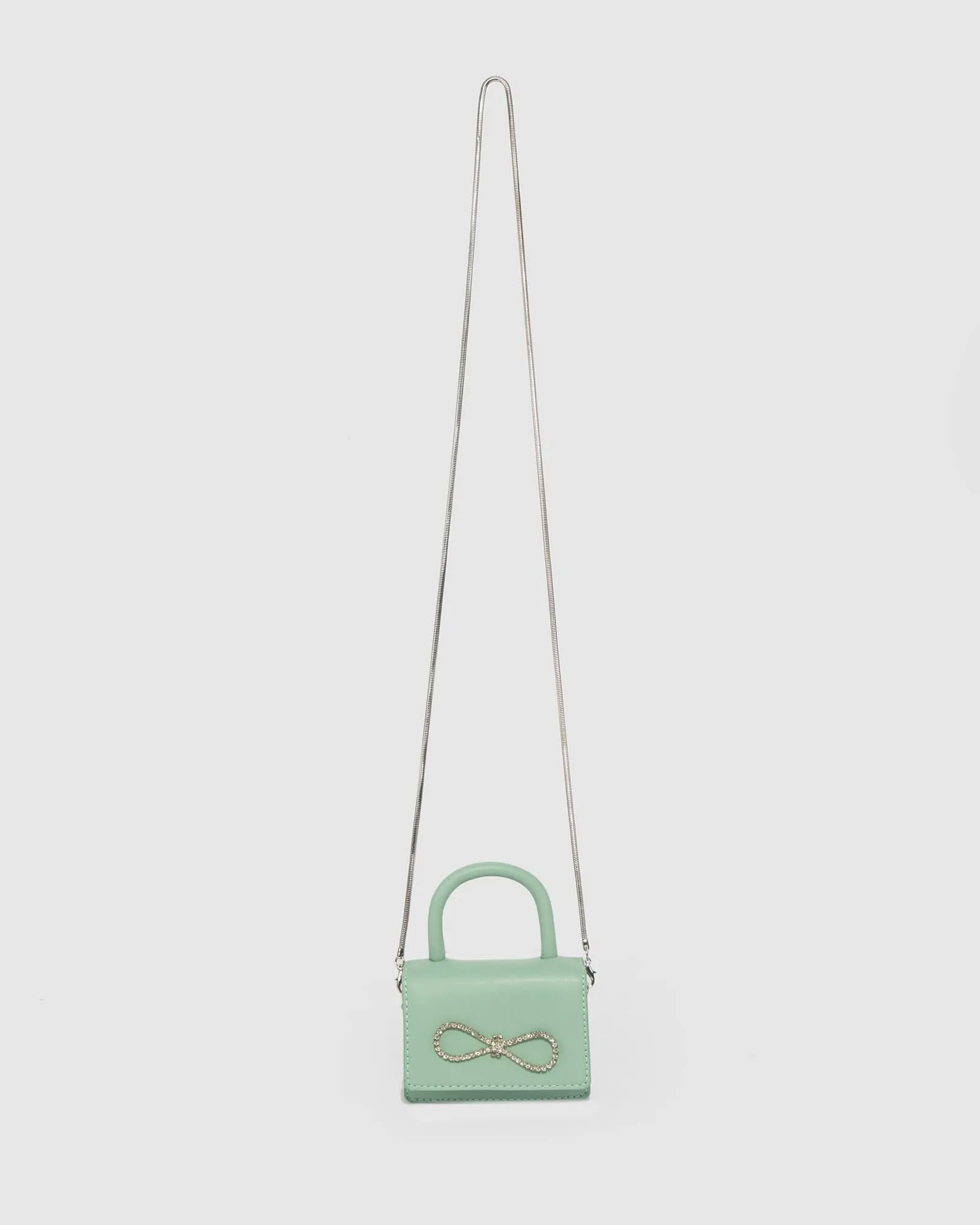 Green Isabella Bow Mini Bag