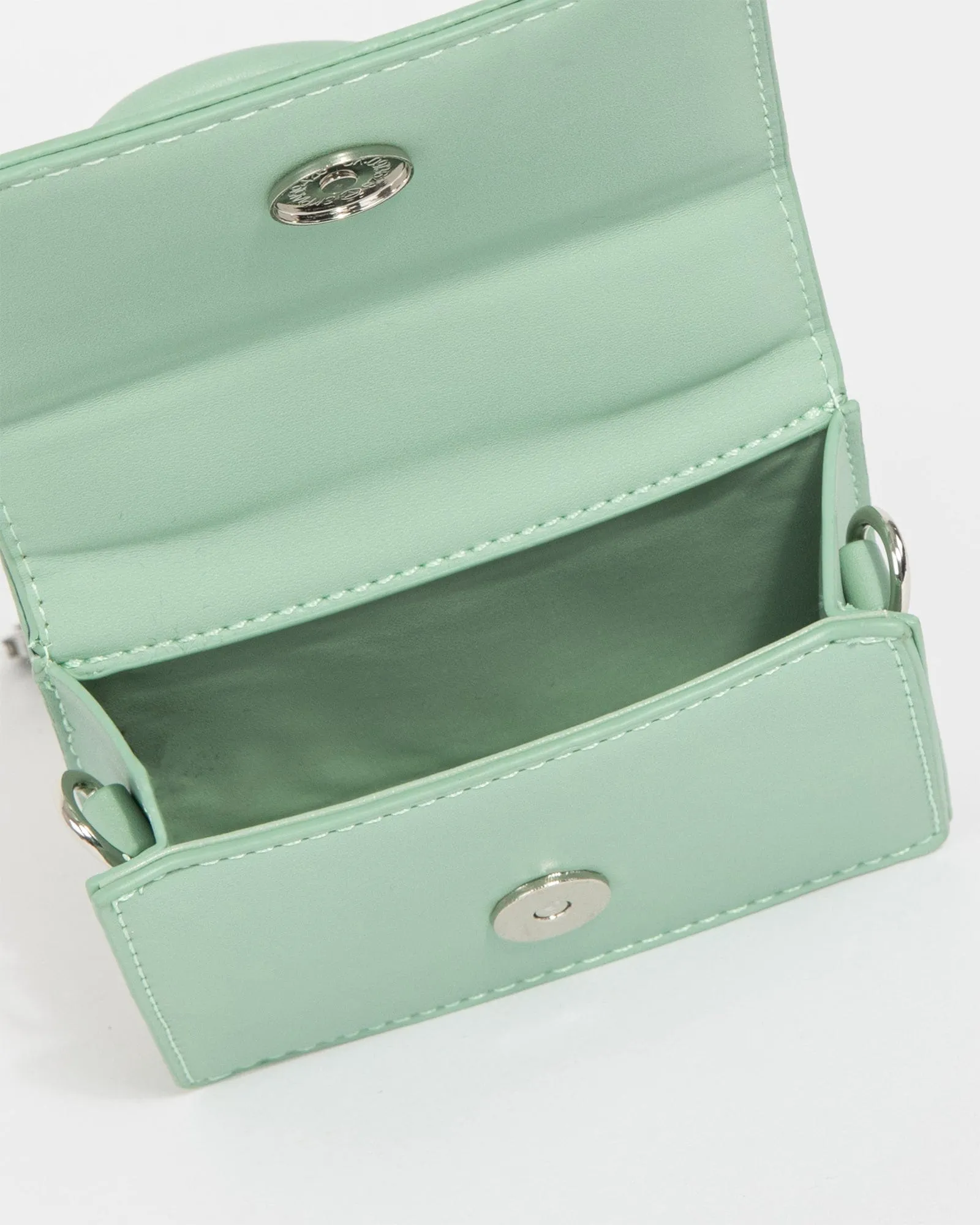 Green Isabella Bow Mini Bag