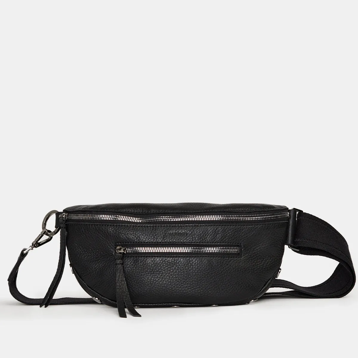 Hammitt Charles Crossbody in Black/Gunmetal