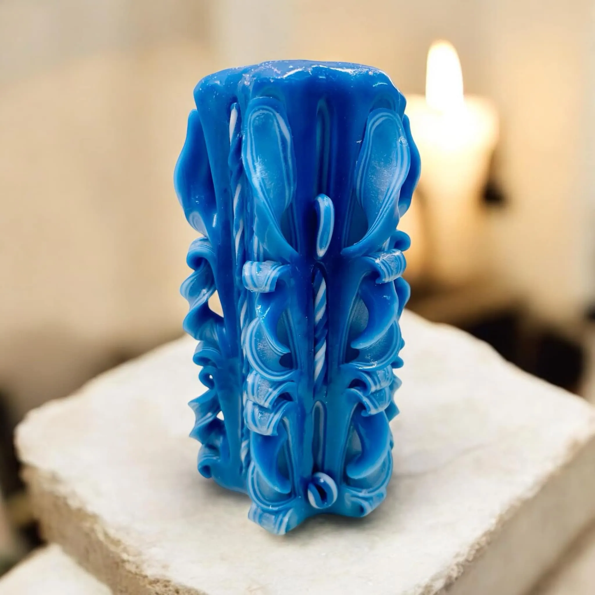 Hand carved candle - Creational  Design