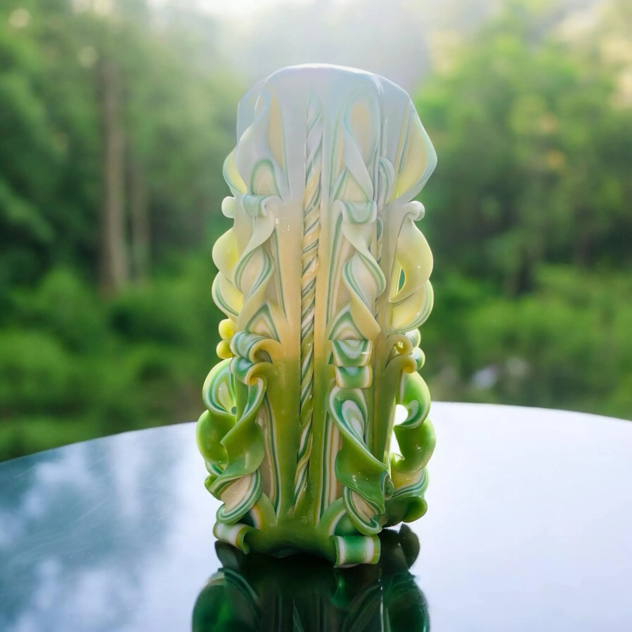 Hand carved candle - Creational  Design