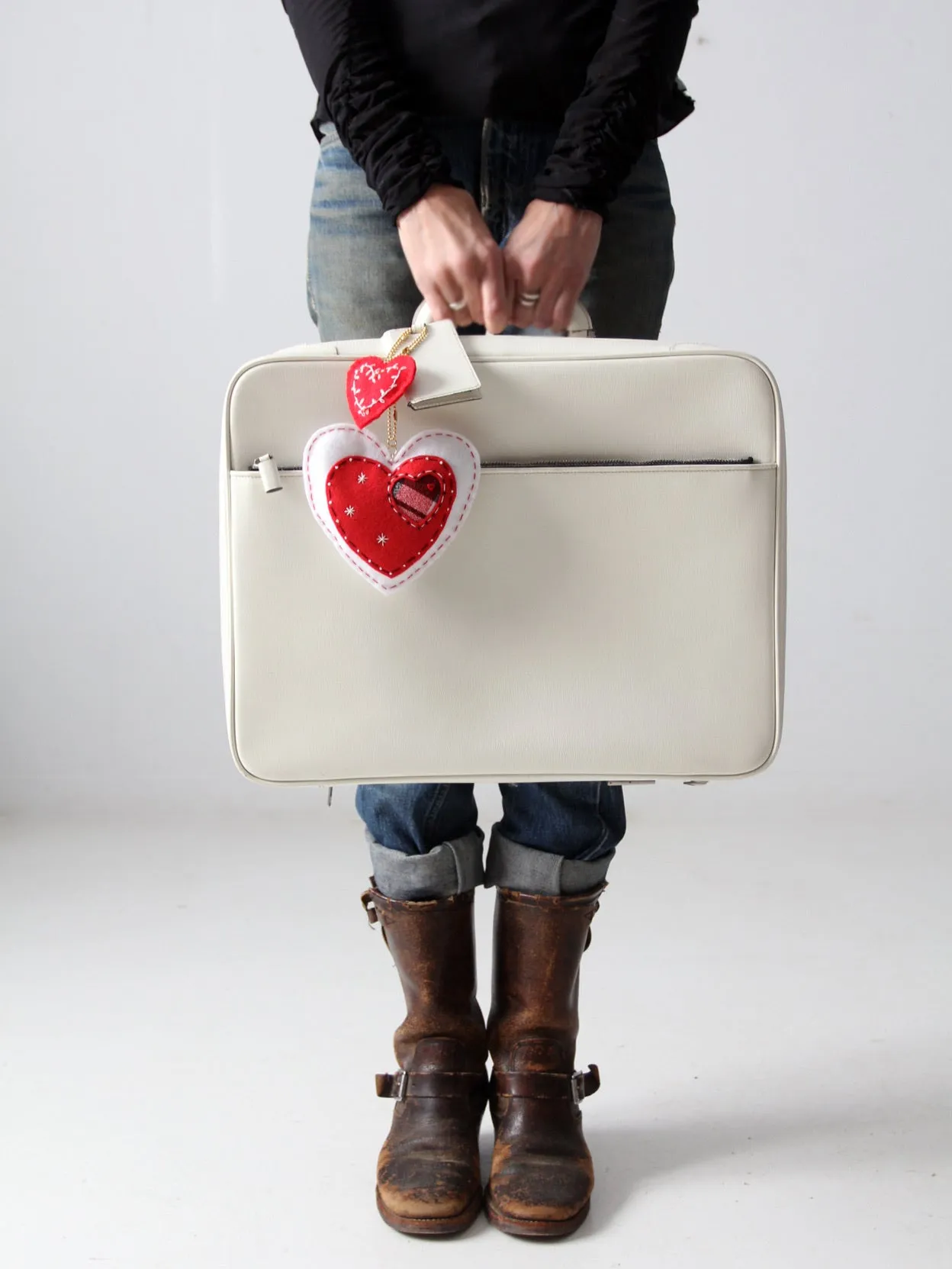 heart bag charms