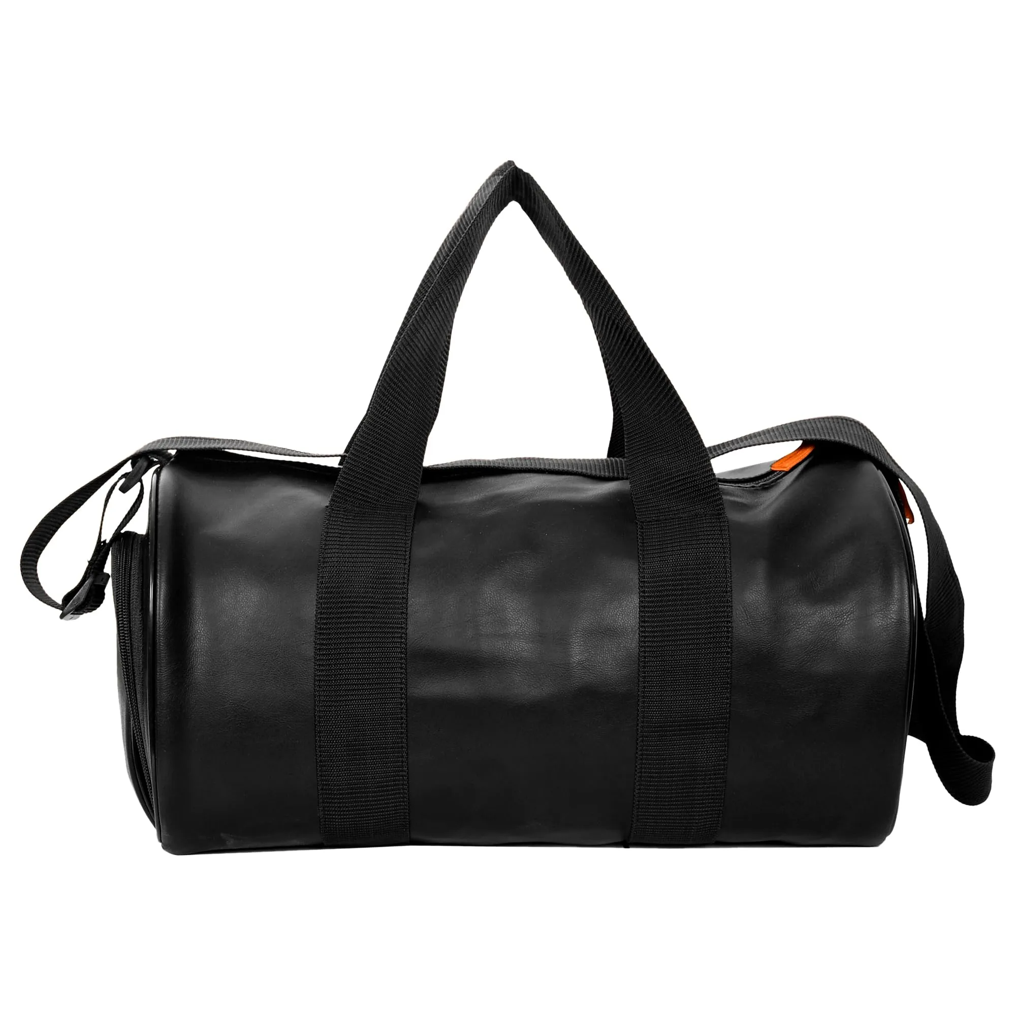 Heart Home Gym Bag|Leather Gym Bag for Man|Sports Gym Bag|Fitness Bag|Gym Bag with Adjustable Strap|Shoe Compartment Gym Bags|Black