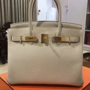 Hermès Birkin 30 Beton Togo Gold Hardware GHW