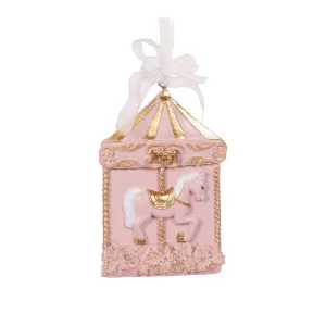 Holly & Ivy - Exquisite Pink Carousel Hanging