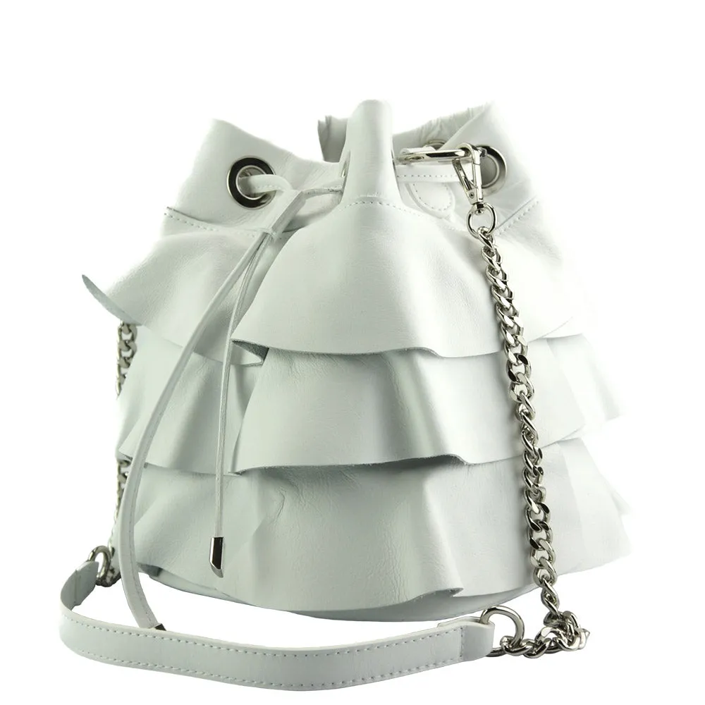 Ileana leather bucket bag