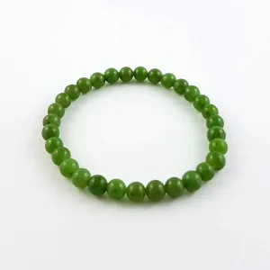 Jade 6mm Bead Bracelet